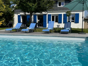 Belle Villa, piscine chauffée et proche plages